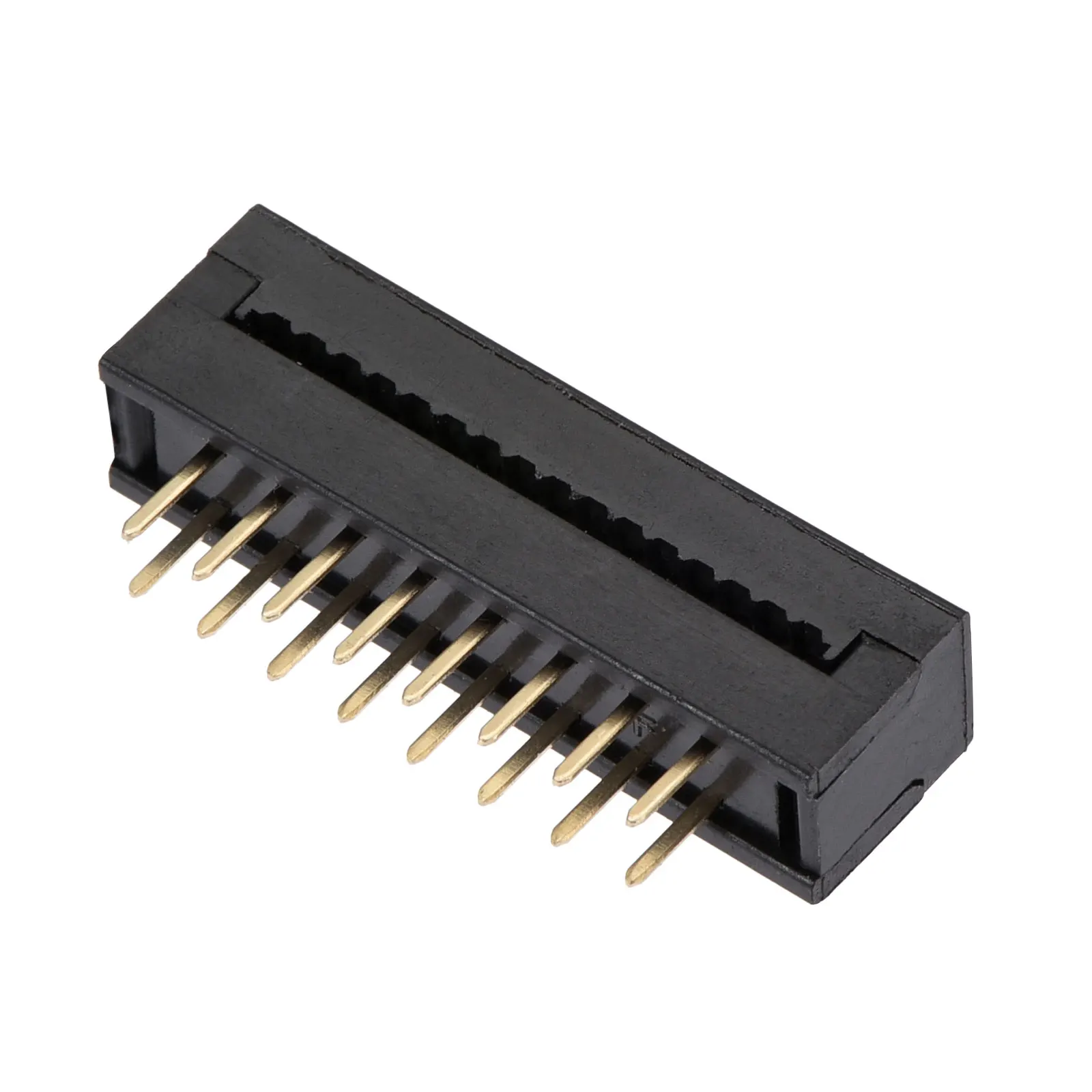 10 Stück 10p/14p/16p/20p/34p/40p zweireihig 2,54mm Pitch Pin Header-Buchse Stecker Übergangs stecker buchse für Flach band kabel
