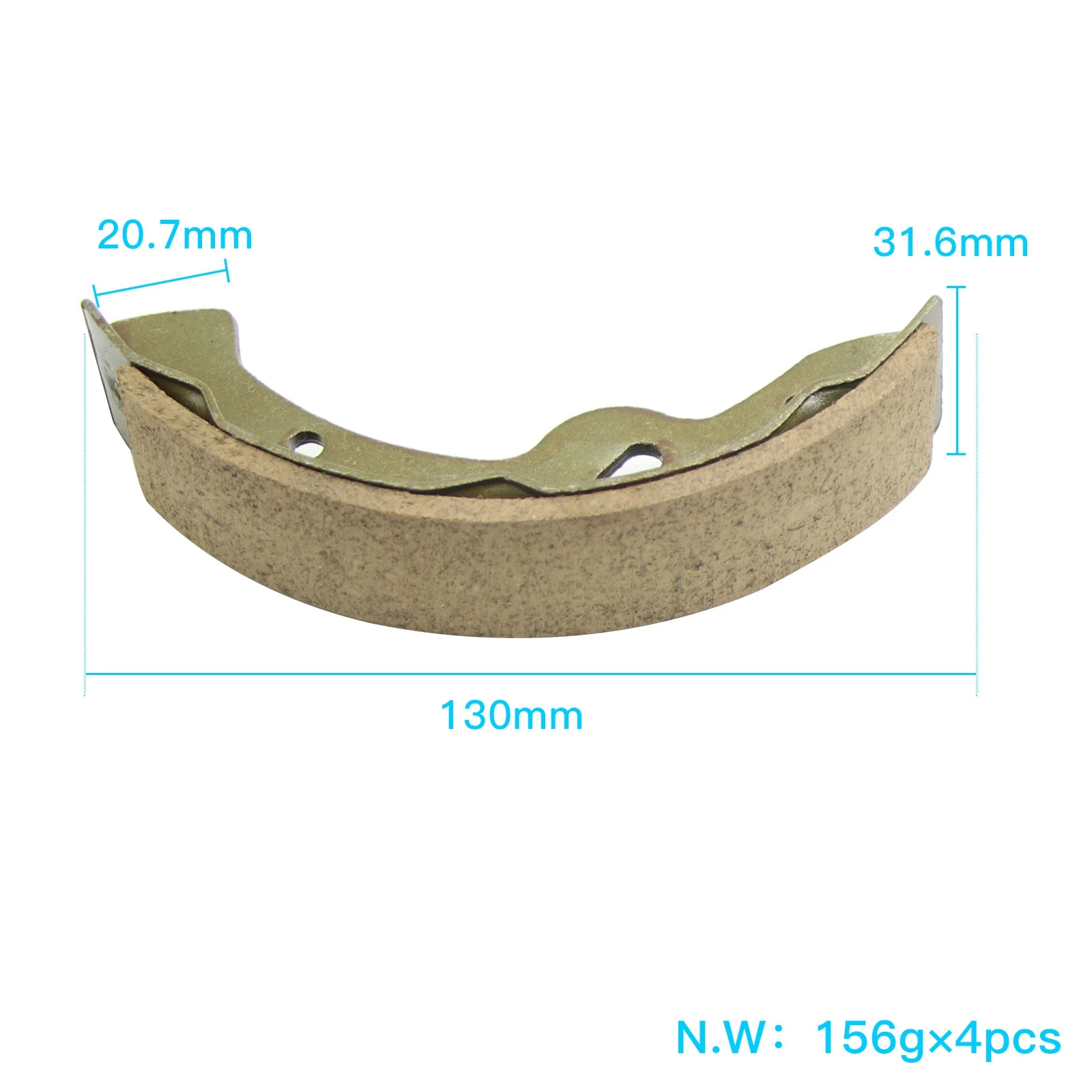 

Golf Cart Accessories Replacement Brake Shoes for EZGO TXT Golf Cart 27943G01 70795G01 27943-G01 70794-G01