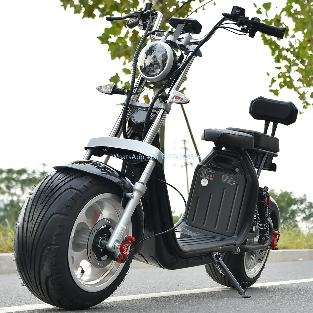 Newest Cheap Widewheel Fat Tyre Scooter Electric 2000w 3000w 60v 12/20ah Motor Electric Scooter For Adults
