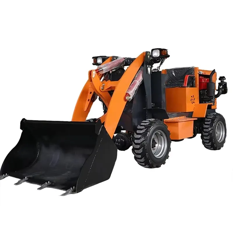 2026 Mini Wheel Loader Attachments Loading and Unloading Forage, Handling Manure, and Clearing Waste at the Ranch.