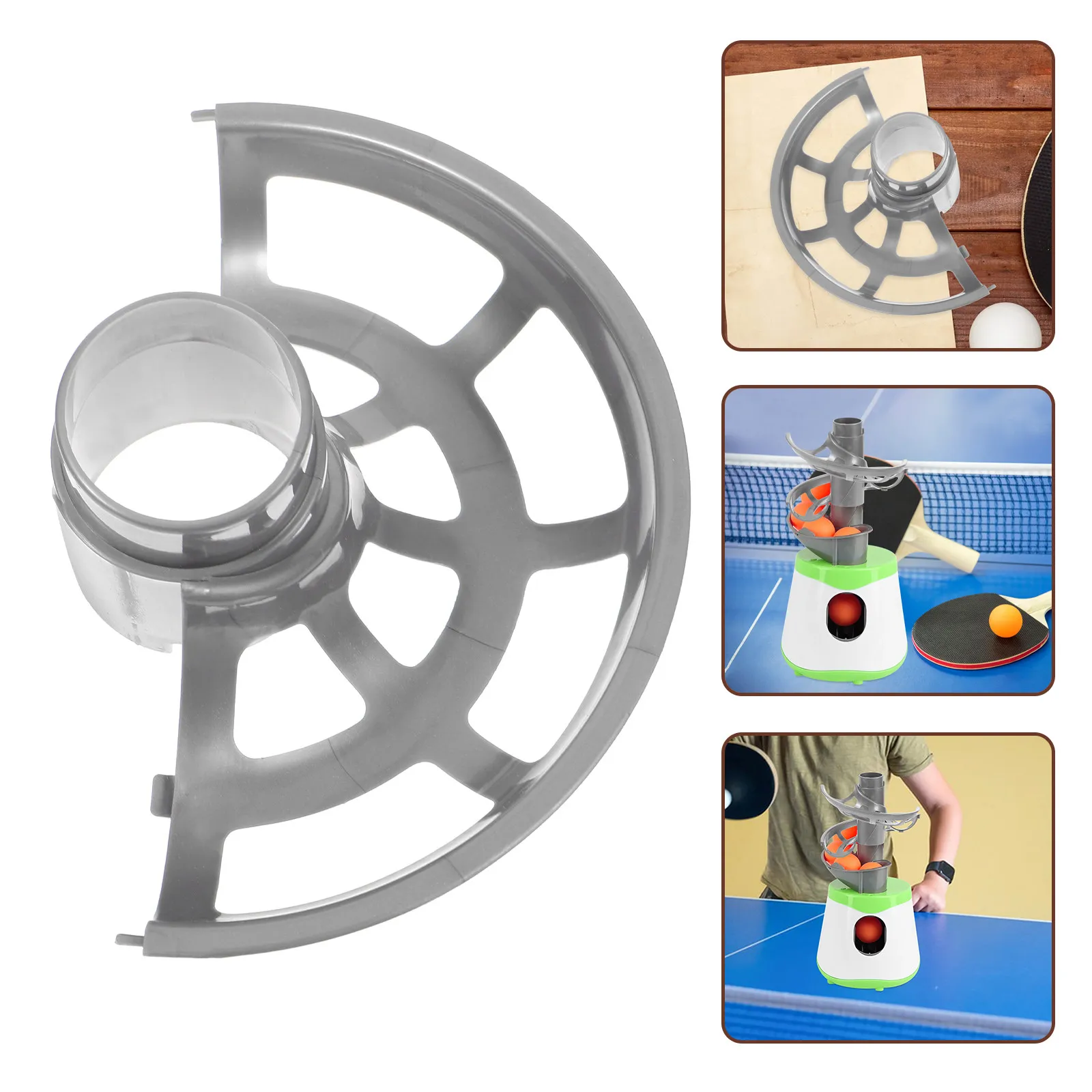 Table Tennis Launcher Ball Groove Railway Stable Plastic Part for Outdoor Leisure Table Tennis Machine Accessories
