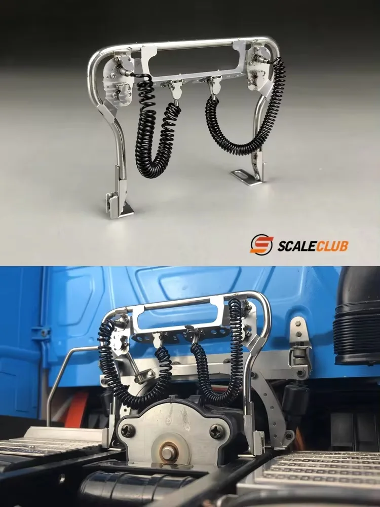 Scaleclub 1:14 LKW Metall-Drahtgestell für Lesu Tamiya für Scania Man Actros Volvo Autoteile RC LKW Anhänger – Detail 11