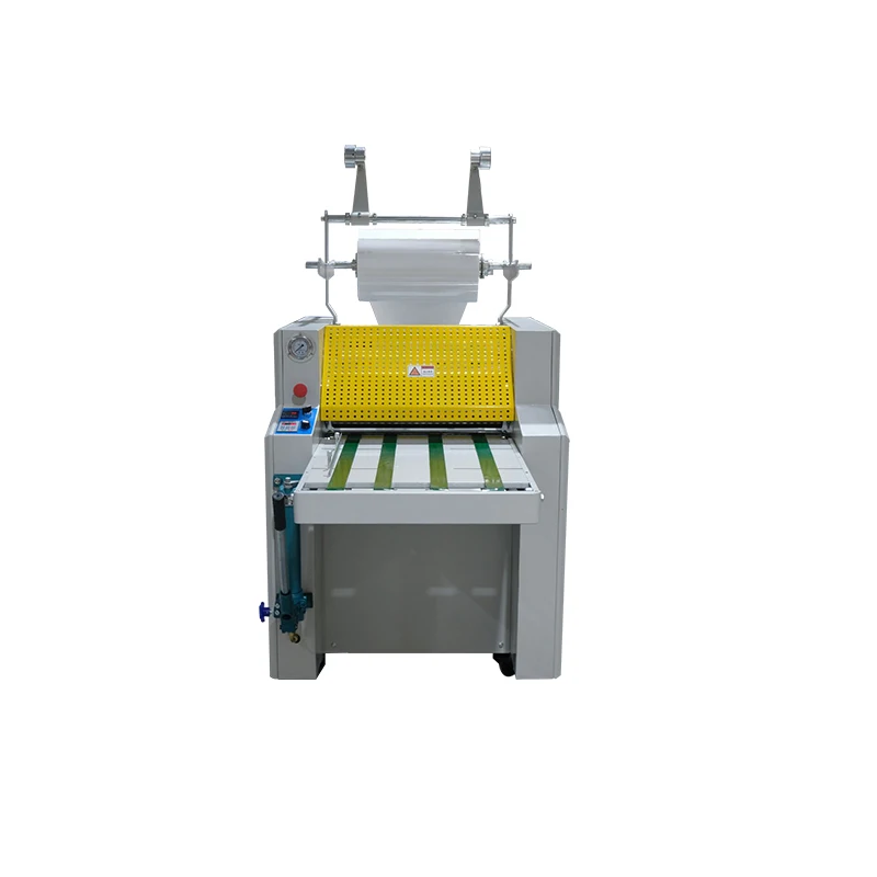 Max Width 490mm No Length Limited Hydraulic Large Roll Manual Laminating Machine for Packing Box Drawings and Advertisements