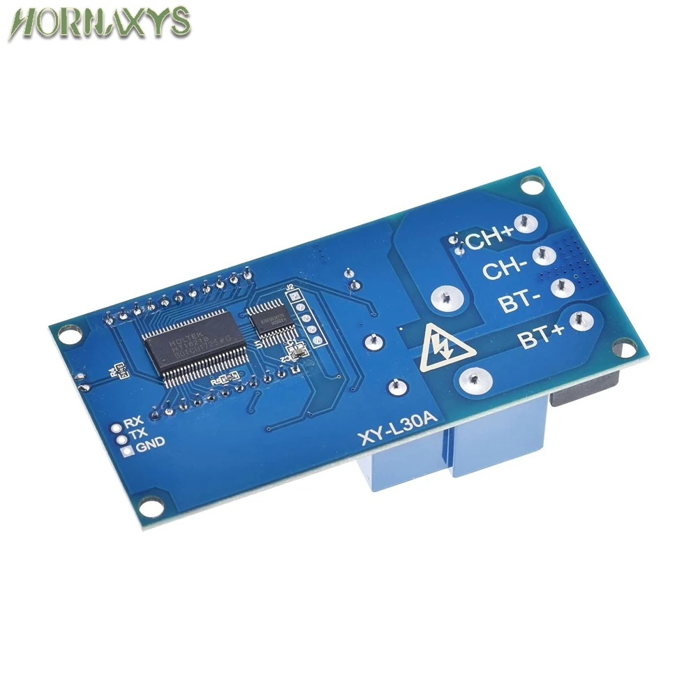 جهاز التحكم في شحن البطارية الشمسية DC 6-60V 30A - حمض الرصاص متوافق مع 12V 24V 36V 48V - لوحة حماية مفتاح الوقت للخرب