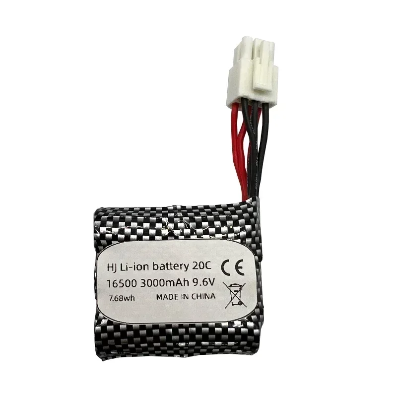 Lithium ion battery S9 1 S9 216500 V, 9.6mAh 20C, 3000mAh for RC cars, high-speed, 9115, 9116