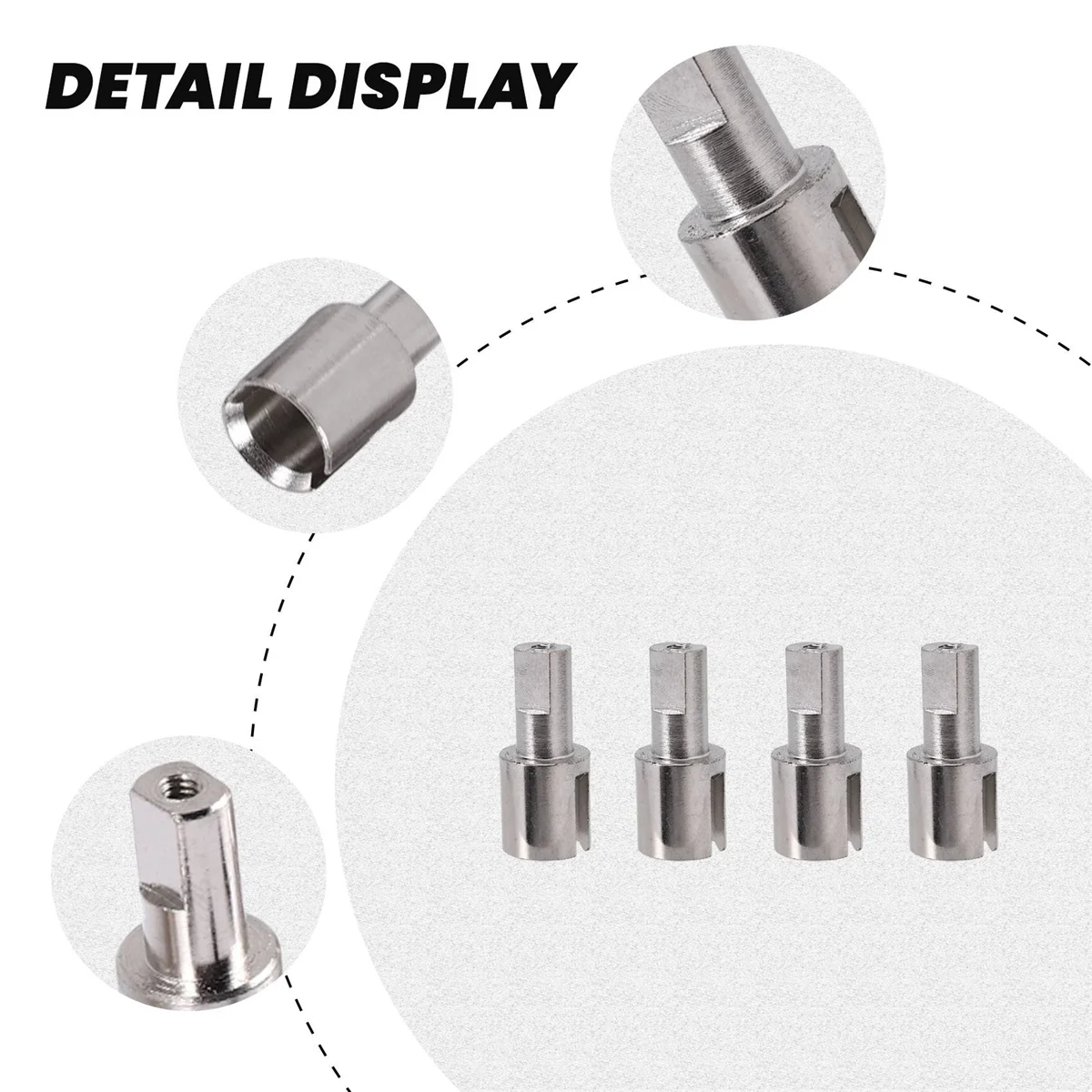 1/14 Remote Control Car Spare Parts Differential Cups Car Accessories Fit for WLtoys 144001 Metal Cup Auto image 6