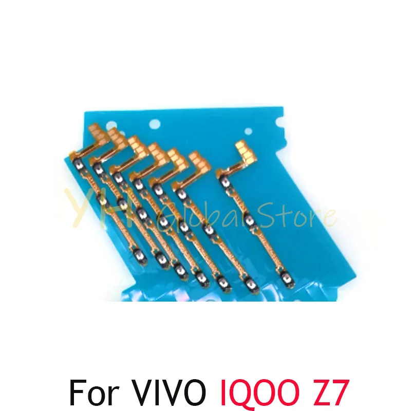 For VIVO iQOO Z1 Z3 Z5 Z5X Z6 Z7 Z8 Z9X Power On Off Switch Volume Side Button Flex Cable Repair Parts