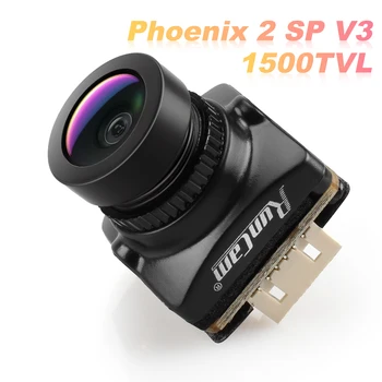 RunCam Phoenix 2 SP V3 Camera 1500TVL DC 5-36V Starlight Sensor 15000mV/PAL/NTSC 4:3/16:9 for FPV Racing Drones DIY Parts