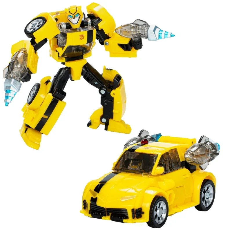 Transformers-figuras de acción de Anime Legacy United Deluxe, Bumblebee, universo animado, Robot, regalos, pasatiempos, en Stock