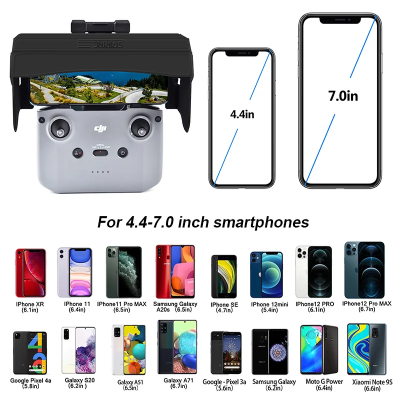 Мини 4K солнцезащитный козырек для контроллера DJI RC N1/N2 аксессуары для DJI Air 3 солнцезащитный козырек для монитора