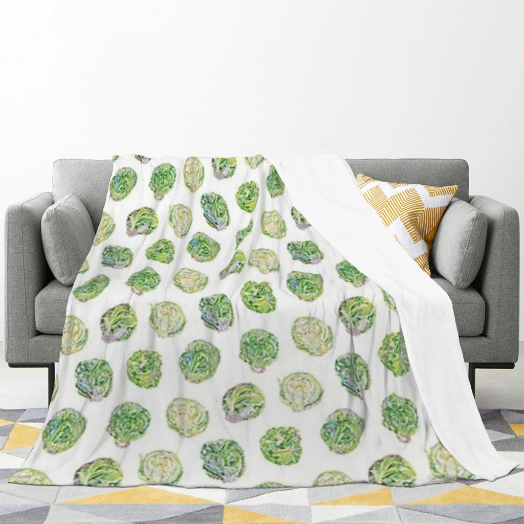 Brussel Sprouts Comfortable Flanne Blanket Comforter Flannel Soft throw Blankets Warm Home and Summer Blanket