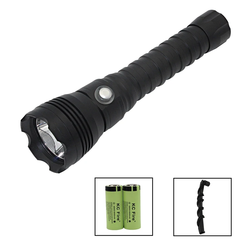 XHP70.2 LED Scuba Diving Flashlight Underwater 100M XHP70 Dive Torch Linterna Waterproof Lamp 26650 Battery +Charger