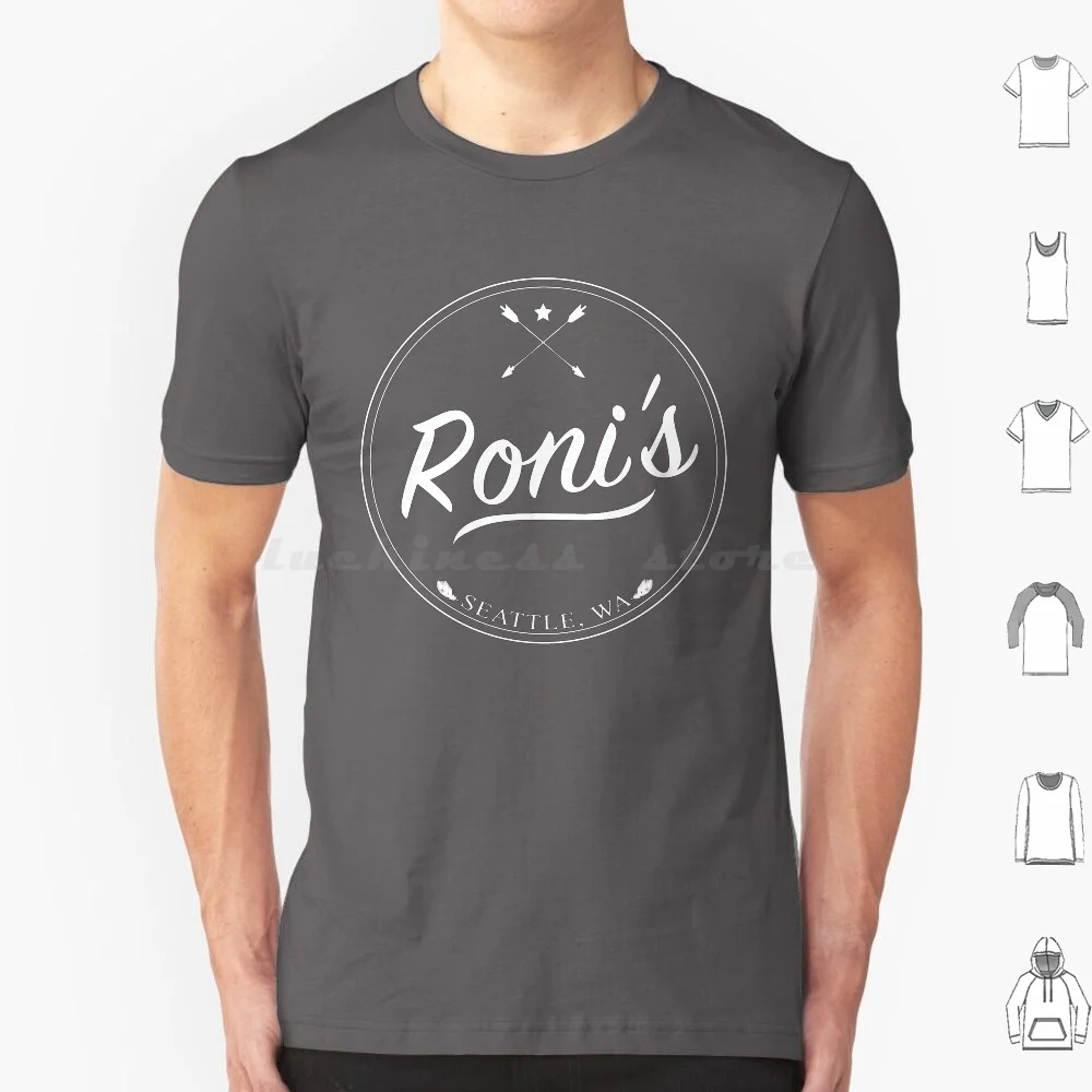 Ouat Roni's Bar ( White ) T Shirt Cotton Men Women DIY Print Ouat Once Upon A Time Regina Mills Mayor Mills Evil Queen The