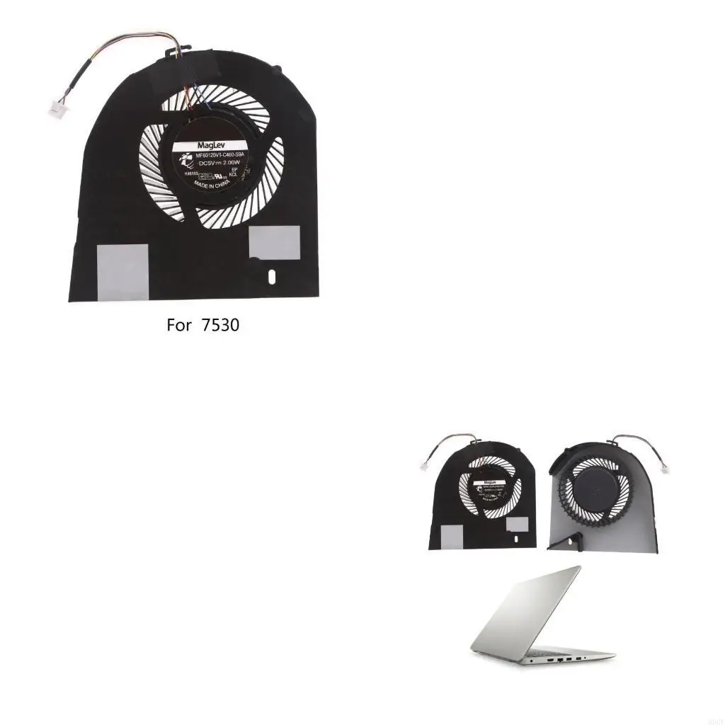900F GPU Cooling Fan Laptop Coolers for DellPrecision 7530 Fan 5V 0.31A Radiator