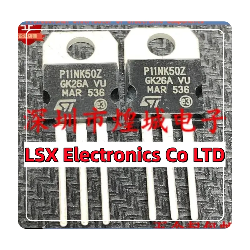 10PCS-50PCS  P11NK50Z STP11NK50Z  TO-220 500V 10A 5 Original In Stock Fast shipping