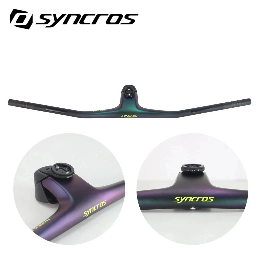 SYNCROS FRASER IC SL WC Chameleon For Sparks Frame -20° Carbon Fiber Integrated Cockpit MTB Handlebar Gift 10° Computer Stand