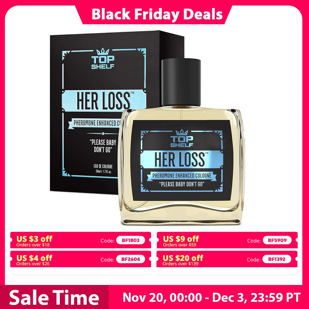 น้ำหอม Her Loss Cologne สำหรับผู้ชาย (𝐏𝐡𝐞𝐫𝐨𝐦𝐨𝐧𝐞 𝐄𝐧𝐡𝐚𝐧𝐜𝐞𝐝) - 50 มล. แบบสเปรย์ |   ติดทนนาน