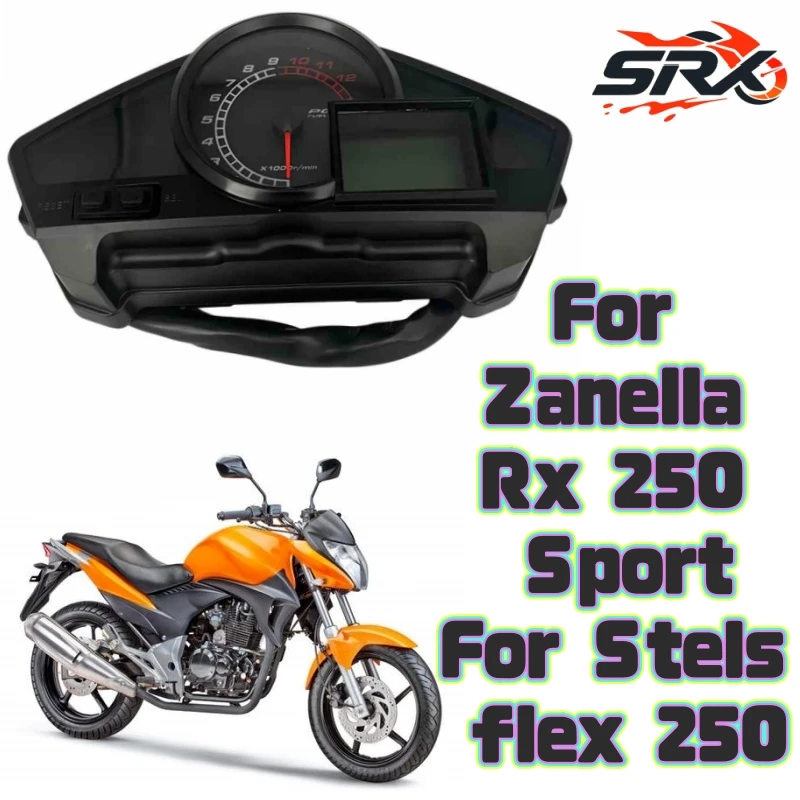 Motorcycle LCD Digital Speedometer Assy For Stels flex 250 For Zanella Rx 250 Sport Odometer Gauge Dashboard Meter