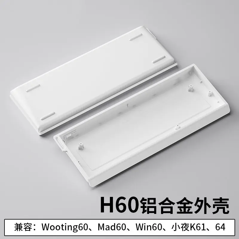 カスタムgh60キーボードケース-フルメタルcncアルミシェル-wooting60he-mad60-win60磁気軸キーボードシェル-男の子向けdiyギフト