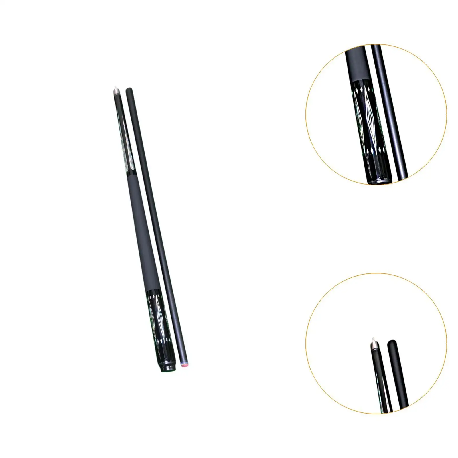 Beginner Starter Carbon Fiber Pool Cue Stick 58 Inch Portable Billiard Cue for Training Home Entertainment