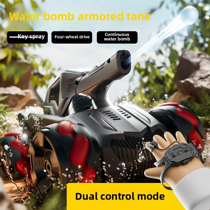 

Y8 автомобиль-цистерна с дистанционным управлением, полноприводный внедорожный жест, распознавание, может огненная пушка, водная бомба, автомобиль, детский подарок, игрушечный мальчик