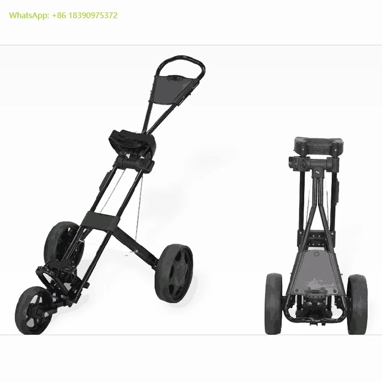 

Germany Remote Control 3 Wheels Push Foldable Titanium Electric Golf Trolley