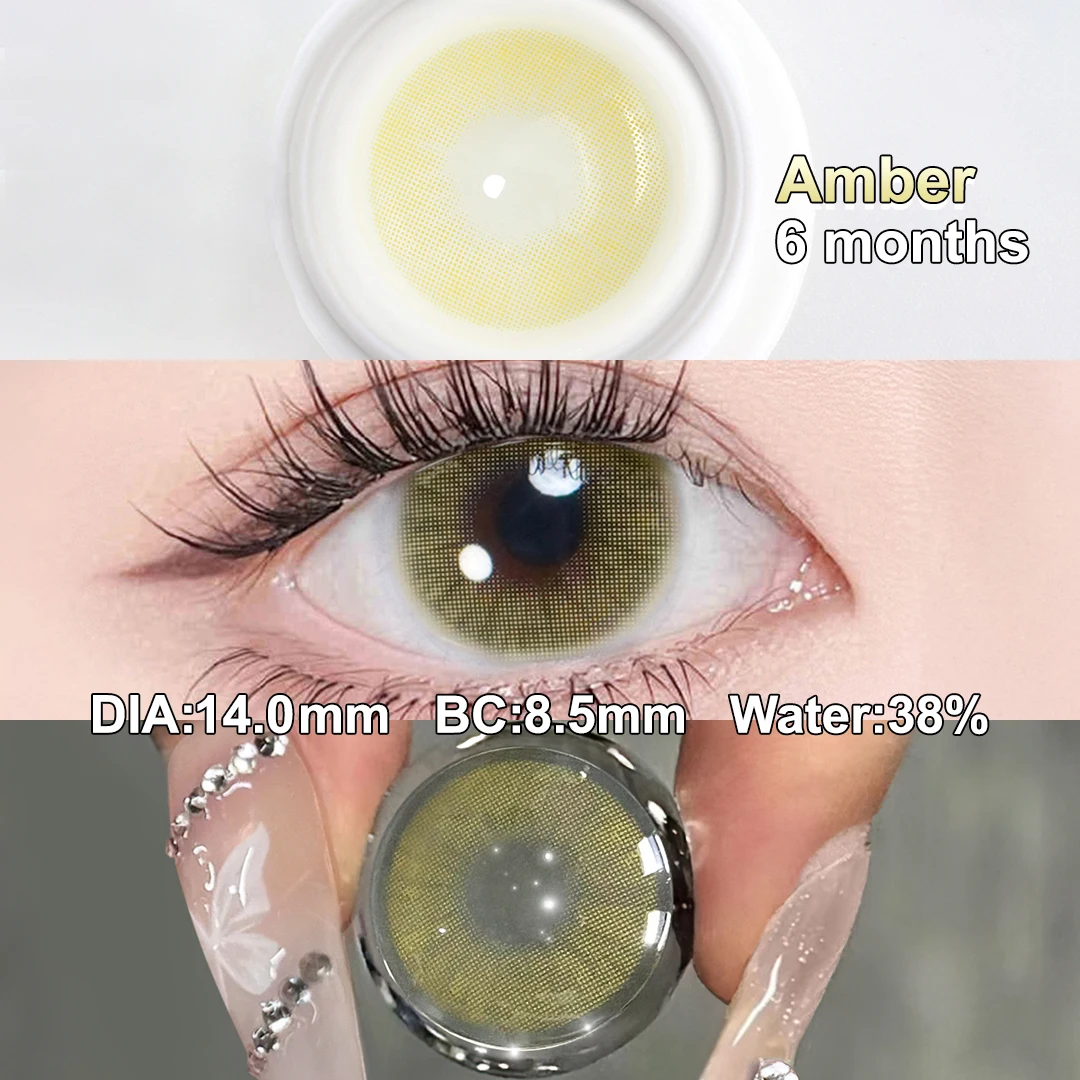 (0,00~-6,00) MAGISTER 14,0mm Kleindurchmesser-Kontaktlinsen mit Dioptrien Farbige Kontaktlinsen für Augen-Make-up 6 Monate – Detail 2