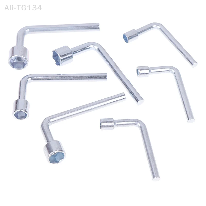 

L-образный торцевой ключ, колено, 7 форм, 6, 7, 8, 10, 12, 13, 14 мм, шестигранный ключ, шестигранный рот, стальные ручные инструменты, аксессуары SHIDWJ