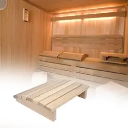 Poggiatesta per Sauna supporto per la schiena antiscivolo ergonomico schienale per Sauna per uso domestico accessori per Sauna per bagno turco dell'hotel Sauna