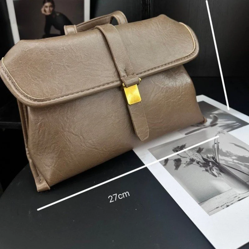 

Minimalist Unique Tote Bag Large Capacity Solid Color For Shopping Best Luxury Leather Classic
