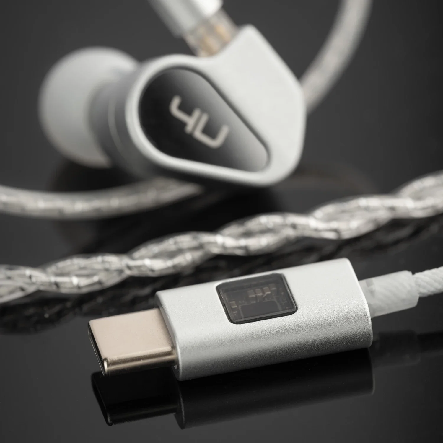 TANCHJIM Stargate II Adaptador amplificador de auriculares DAC portátil Dongle tipo c a 3,5 mm compatible con micrófono CS43131 chip PCM384 DSD256