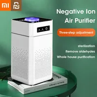 Xiaomi Youpin Air Purifier Portable Air Cleaner Smoke Odor Negative Ion Generator HEPA Replaceable Filter Sterilization Home New