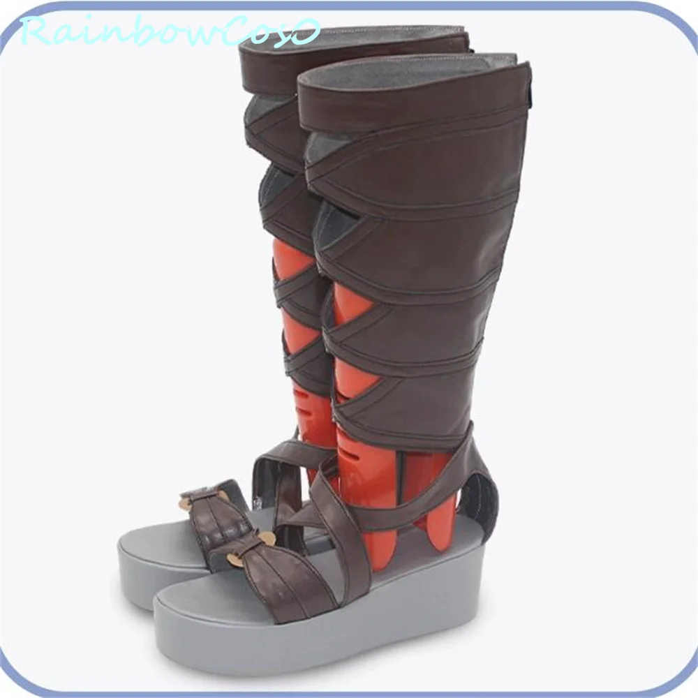 Senren Banka Murasame Cosplay Shoes Boots Game Anime Halloween Christmas  Rainbowcos0W3655