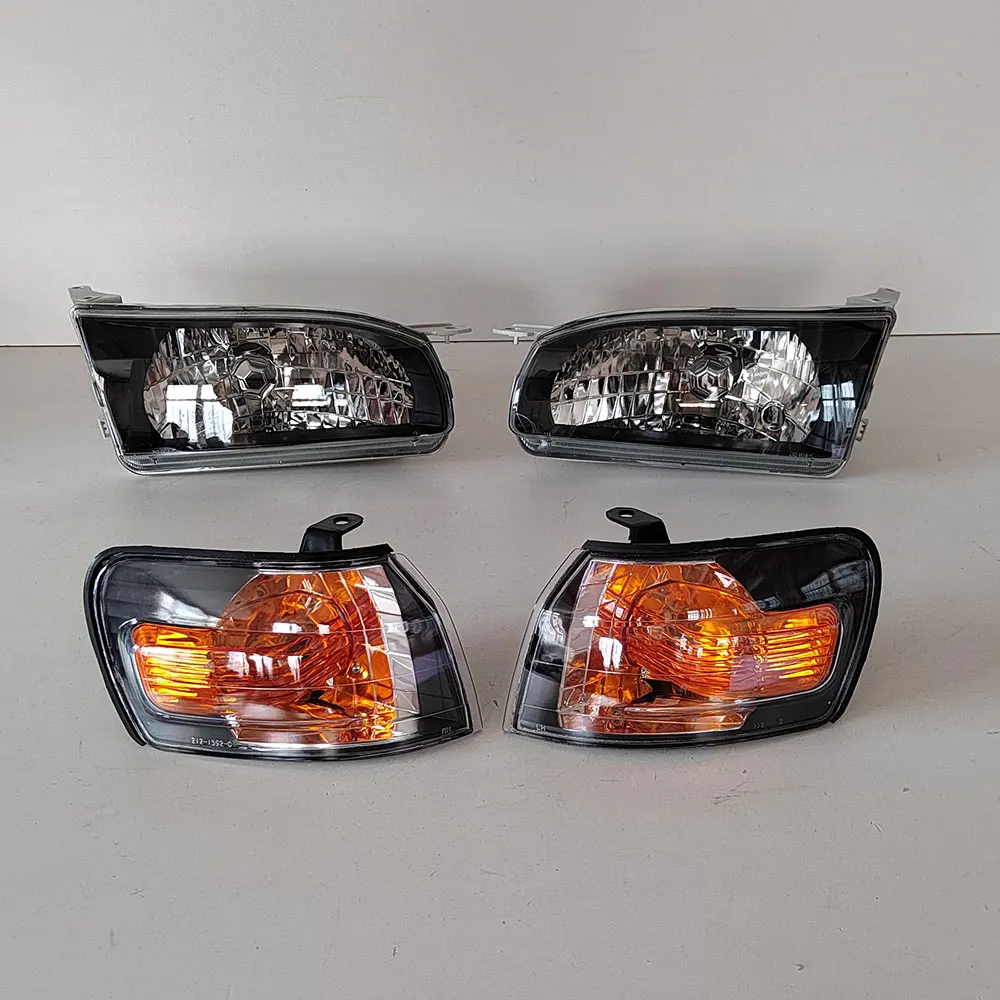 4PCS Car Front Headlights for Toyota Corolla Ae110 Ae111 1995 to 1997  Headlight - view 6