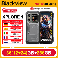 Blackview XPLORE 1 [No EU Charger] Rugged Smartphone 5G 20000mAh 45W 36(12+24)GB + 256GB 6.78'' 2.4K Android 15 Mobile Phone