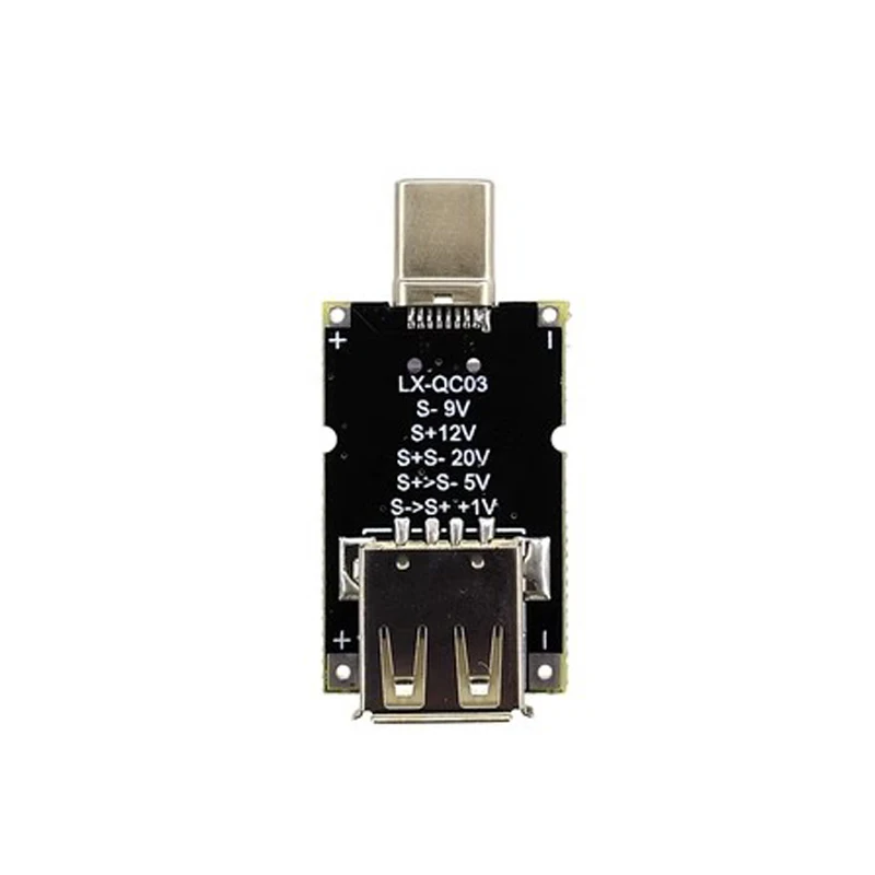 100W 5A USB Type-C QC Decoy Trigger Board 5V 9V 12V 15V 20V Output PD 2.0 3.0 Trigger Adapter Cable Connection Polling Detector