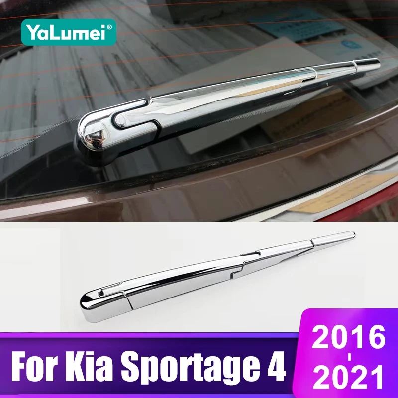 

For Kia Sportage 4 QL 2016 2017 2018 2019 2020 2021 Car Rear Wiper Cover Rear Window Wiper Nozzle Trim Accessories