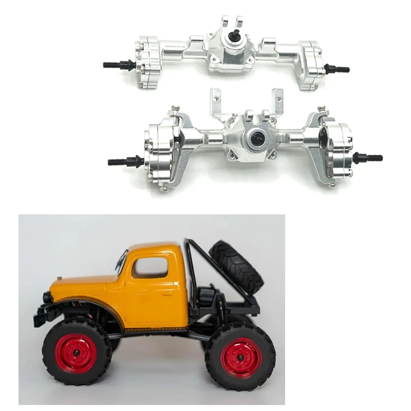 BNVN-RC سيارة معدنية كاملة الجبهة المحور الخلفي عدة ل FMS 1/24 FCX24 Xiaoqi كسارة K5 RC الملحقات