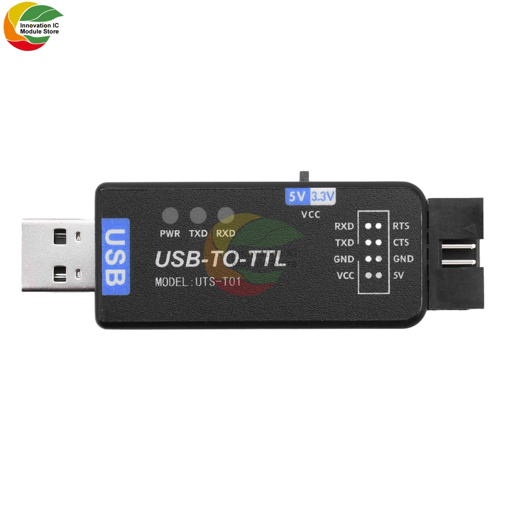 USB to TTL Converter UART Free Driver TypeC Module USB to Multi-channel Serial Port Download CH343G