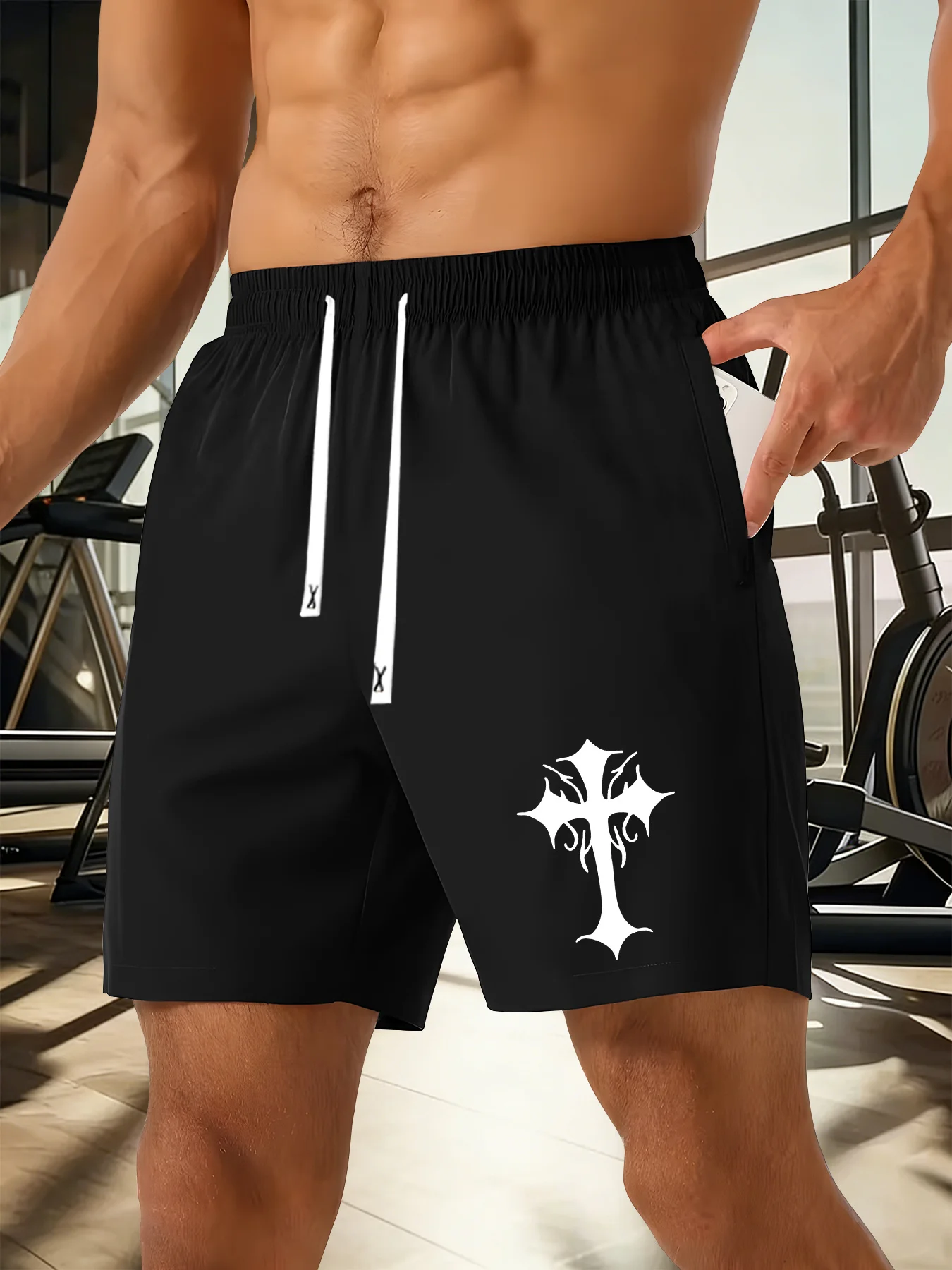 

Patterned Men's Fashion Casual Sports Shorts Pure Cotton Breathable and Wiry Fabric Is Very Suitable for Summer Travel Vacation