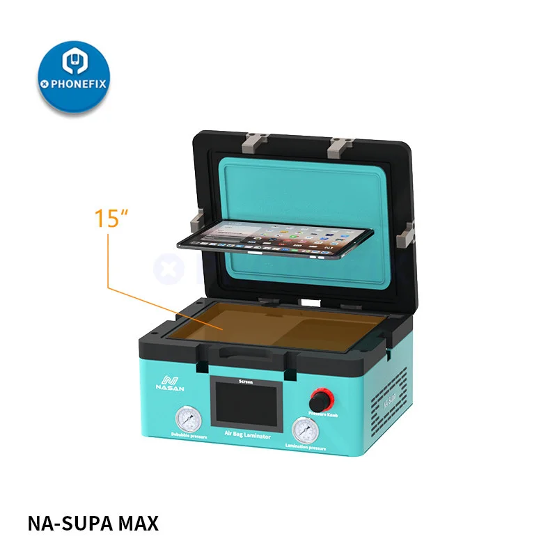NASAN NA-SUPA LITE MAX LCD Vacuum Laminator Air Bubble Removal Machine For iPhone iPad Screen Laminating Defoaming Refurbishment