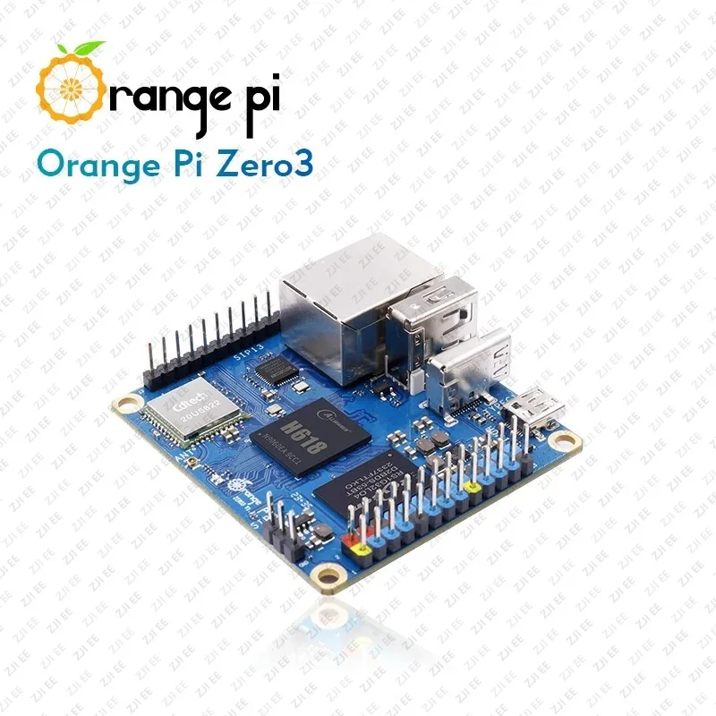 Orange Pi Zero 3, DDR4, Allwinner H618, WiFi5+Bluetooth5.0, Mini PC, Placa de Desarrollo, Ordenador de Placa Única Orange Pi Zero3