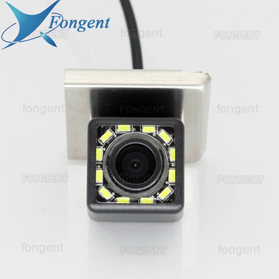 for Renault Duster 2013  Bracket License Plate Lights Fisheye Rear View Reverse Backup Camera Car Reverse Parking Accessories