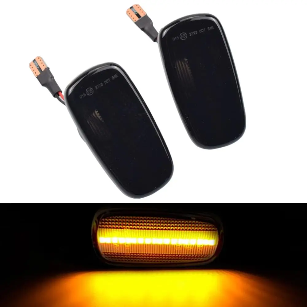 For Toyota Altezza Wish Land Cruiser 200 Prado 120 Cypha VS Prius 2 RAV4 Dynamic LED Side Marker Turn Signal Fender  Light Lamp