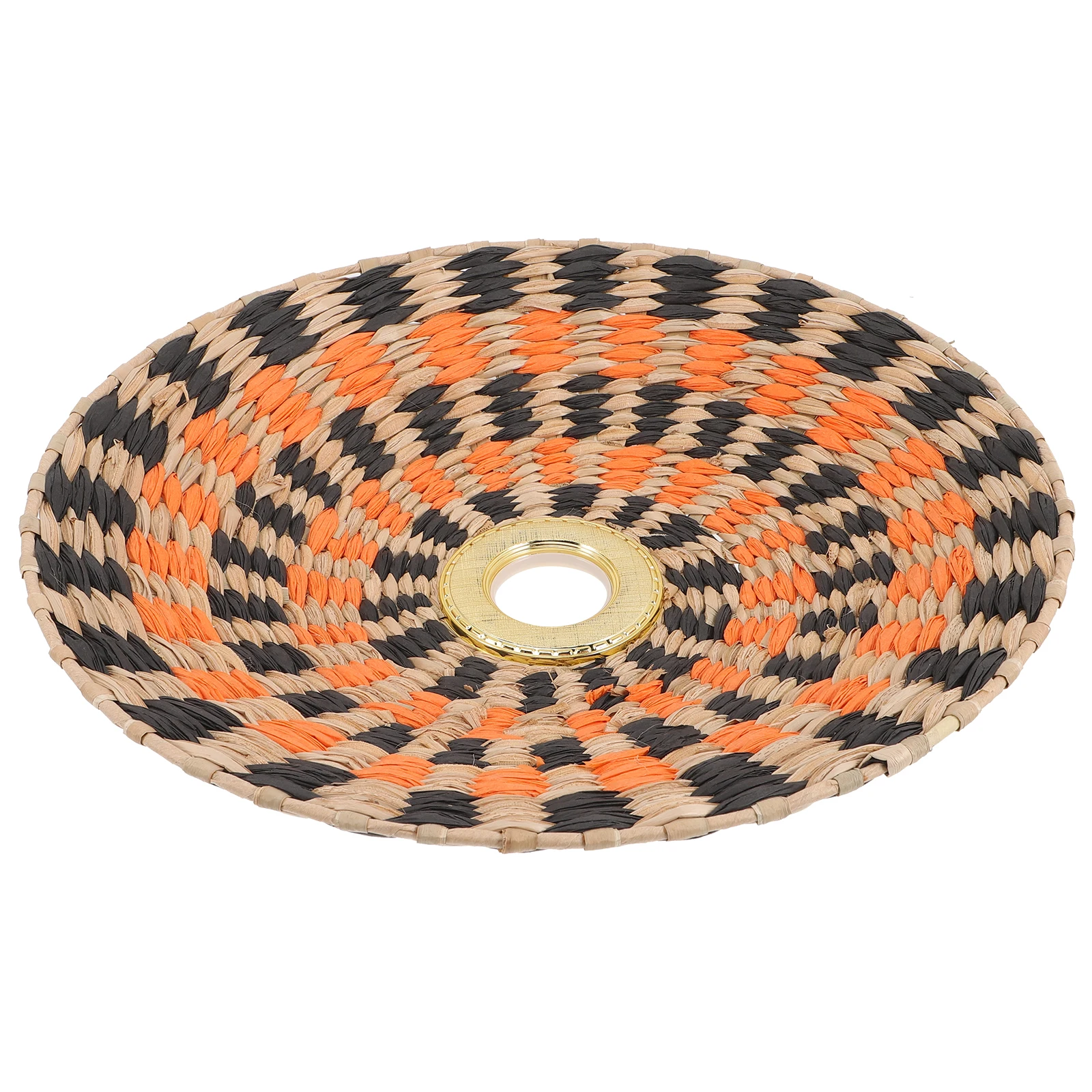 

Paper Braided Lampshade Small Cover Indoor Chocolate Replacement Hanging Home Decor Woven Desk Barrel Ceiling Retro Style Light