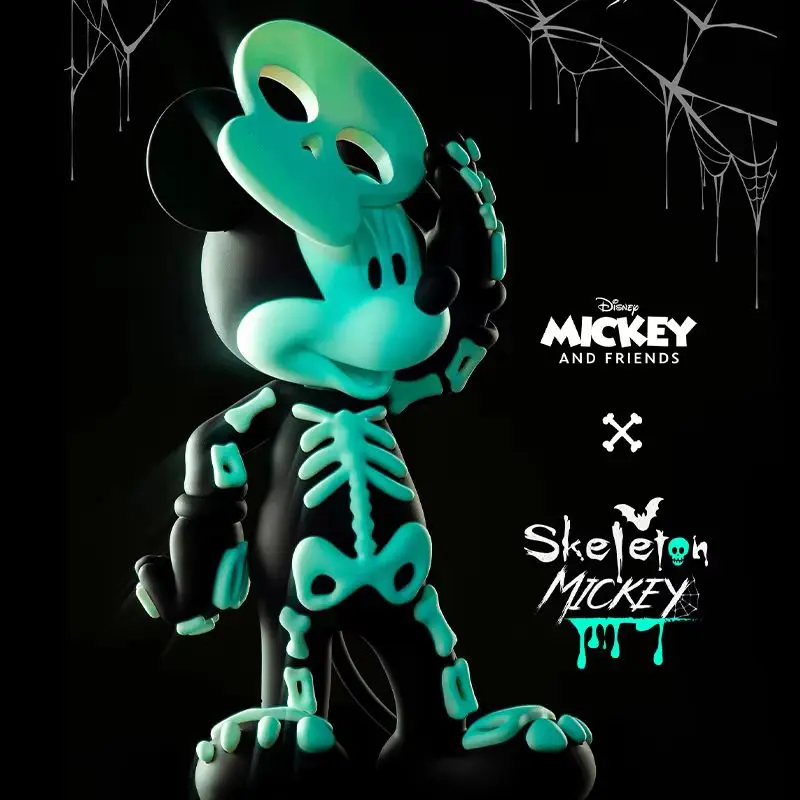 In Stock Disney Original Vgtoys Halloween Mickey Ghost Series Handmade Statue Ornaments Collection Adult Birthday Gifts