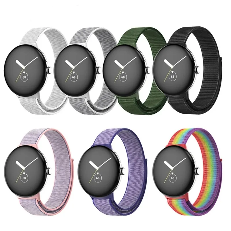 

Тканый нейлоновый ремешок для Google Pixel Watch, сменный Браслет, спортивный ремешок, аксессуары для смарт-часов