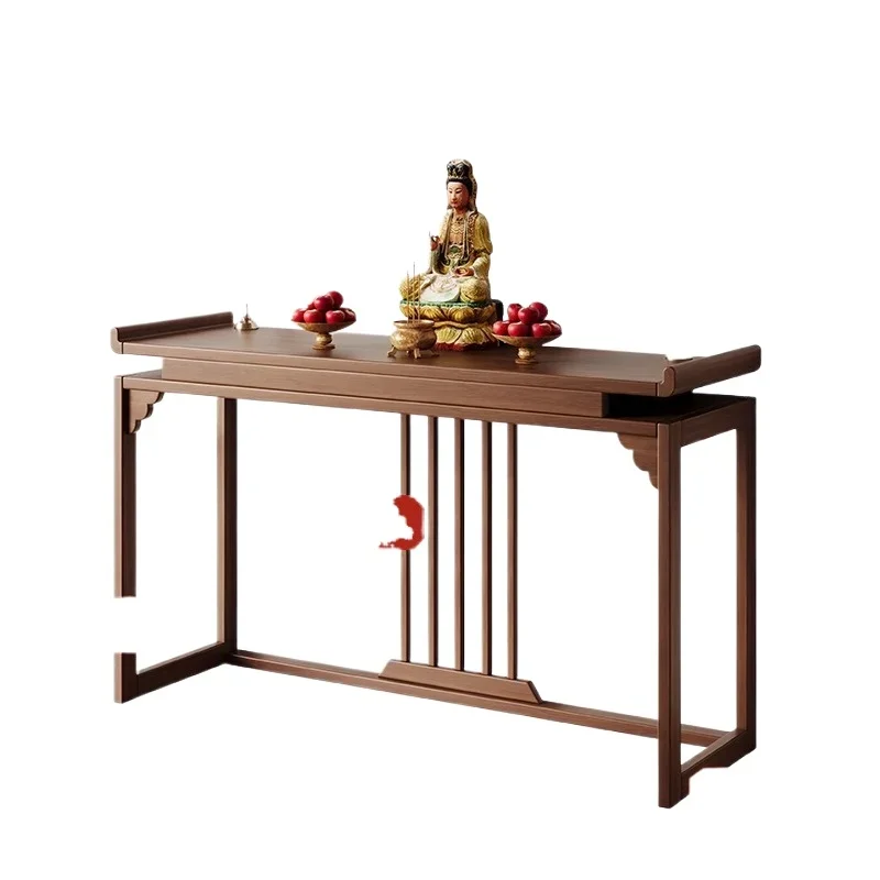 

North American black walnut offering incense case household Guanyin God of Wealth incense offering fairy table Buddhist