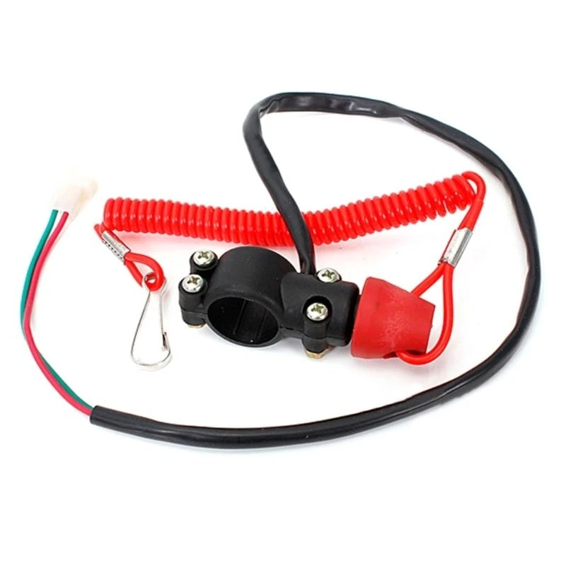 Motorcycle Emergency Cut Switch Quick Response Safety Cut Off Waterproof Motorcycle Engine Stop Switch for Motorbike