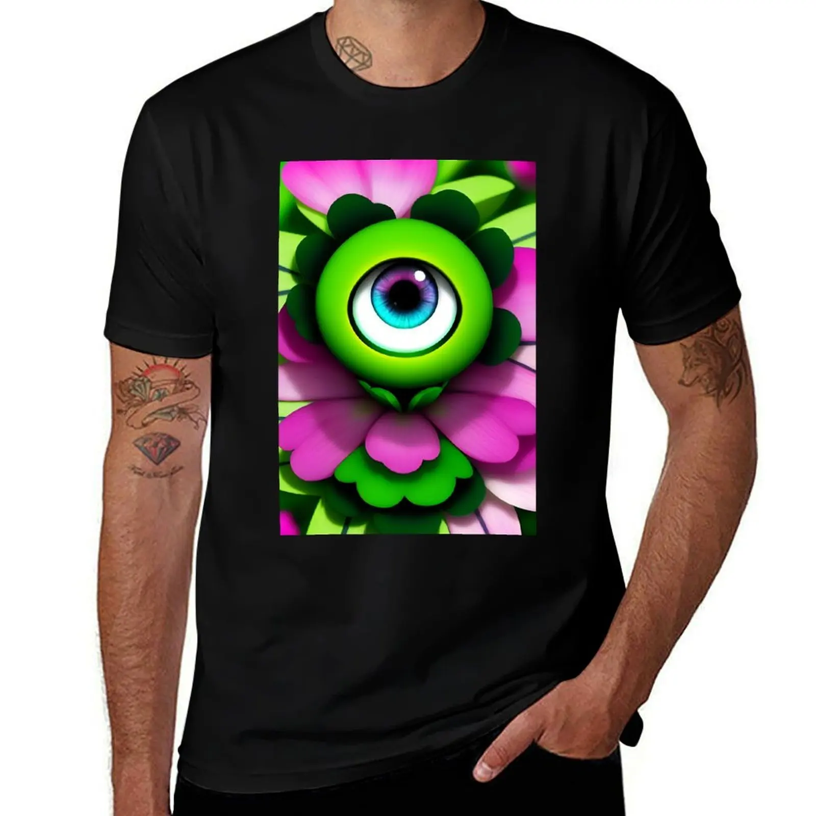 

I see you T-Shirt cotton man t-shirts blue archive korean fashion mens t shirt